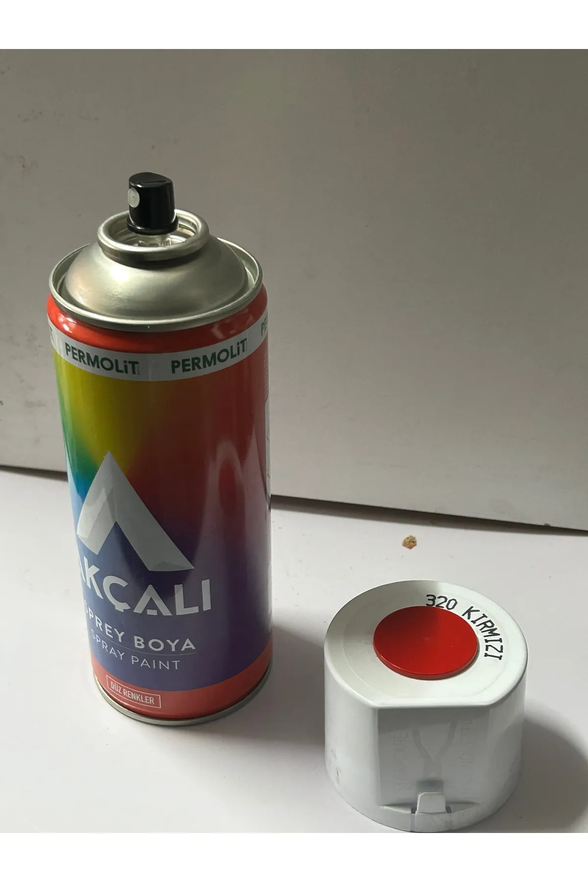 Akçalı 320 Kırmızı -ahşap-plastik-demir-metal Sprey Boya 400 ml - Görsel 2