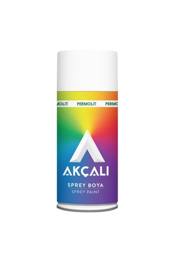 Akçalı Sprey Boya 400 ml Parlak Siyah - Görsel 1