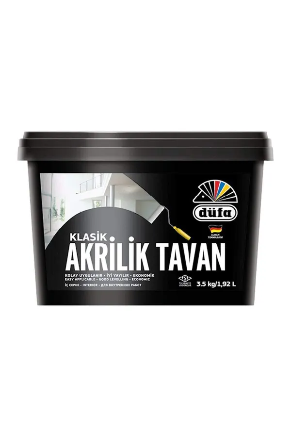Düfa Tavan Boyası Beyaz 3.5 kg - Görsel 1