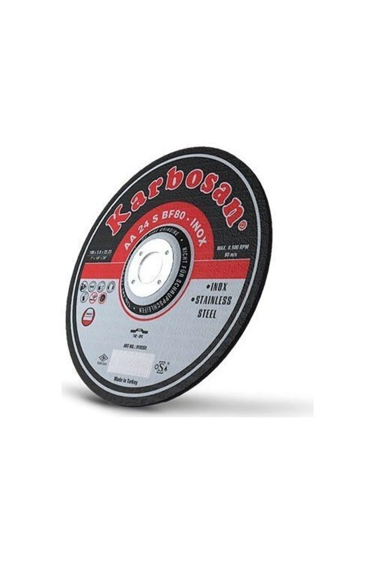 Karbosan Paslanmaz Çelik Inox İnce Kesme Diski 115x1,0x22,23 mm (25'li) - Görsel 2