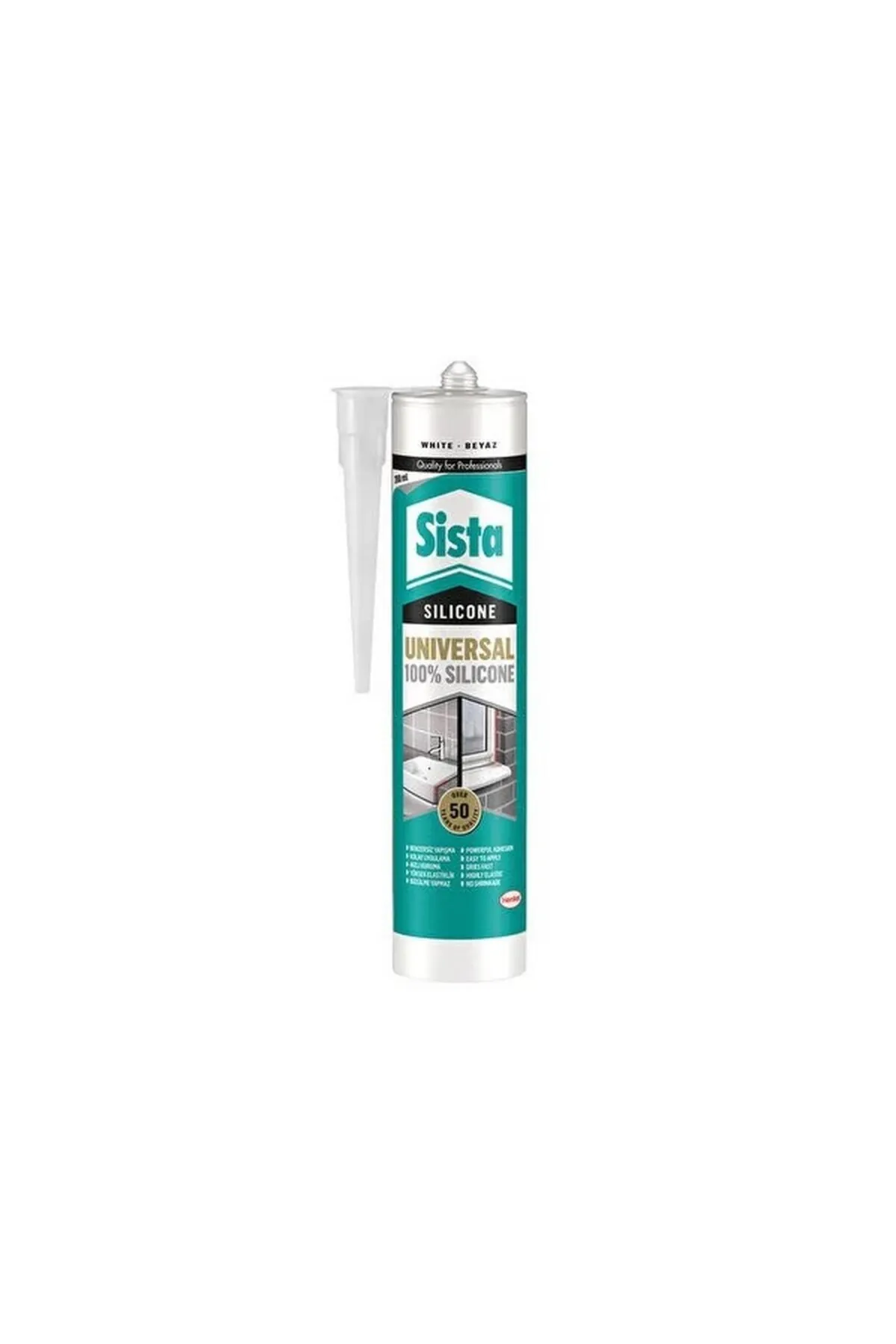 Üniversal Beyaz Silikon 280 ml - Görsel 1