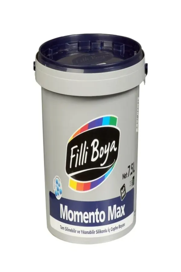 Filli Boya Gri Momento Max Silikonlu İç Cephe Boyası 7,5 l Andezit 45 - Görsel 1