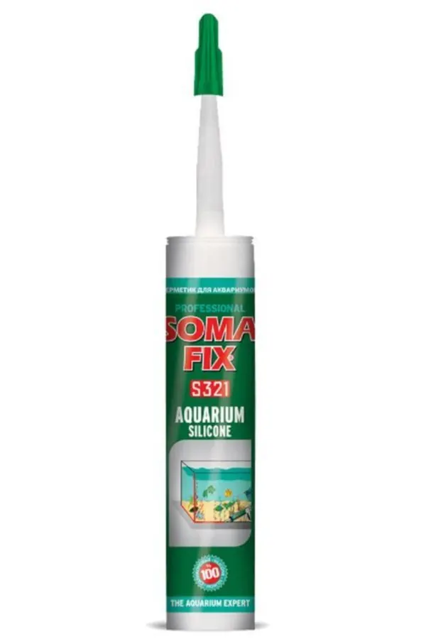 Somafix Akvaryum Silikonu Şeffaf 280 ml - Görsel 1